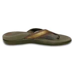 Vionic Summer Bronze Tide II Toe Post Sandal Size 6